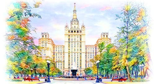 Кудринская площадь, Кудринская площадь Москва, Высотка на Кудринской площади