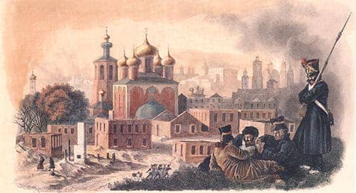 Историческая экскурсия по Москве - Пожар 1812 года